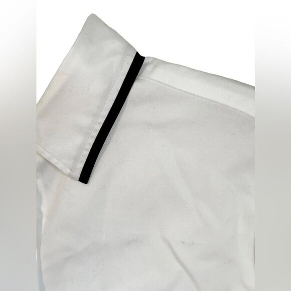 Hinson Wu•Luxe Cotton Button Down Shirt Tailored with Cuffs - Picture 5 of 7